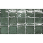 Altea Pine Green  100x100mm Spanish wall tiles
