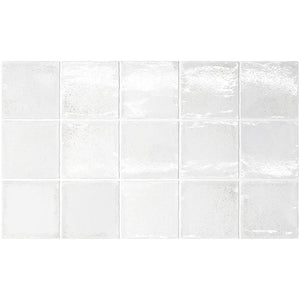 THEO DI Tile Altea White 100x100mm Spanish wall tiles