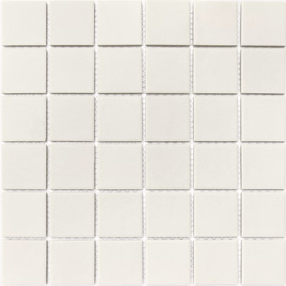 THEO DI Tile MOSBIUNG48	48X48 BIANCO UNGLAZED MOSAICS ( SHEET 306X306 )