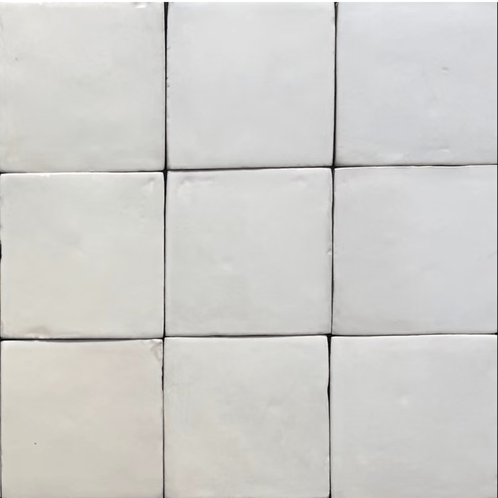 THEO DI Tile Byron Zellige Chalk 100x100mm