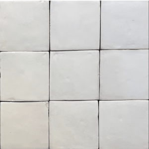 THEO DI Tile Byron Zellige Chalk 100x100mm