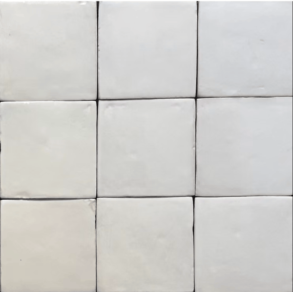 THEO DI Tile Byron Zellige Chalk 100x100mm