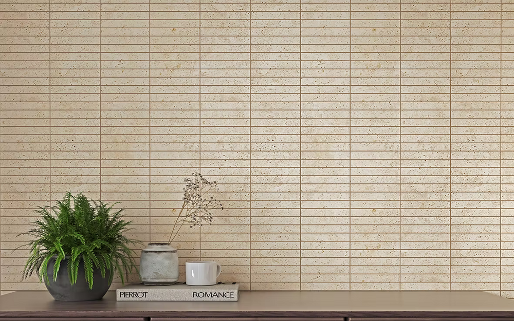 THEO DI Tile Classico Ivory Finger Mosaic 300x300mm