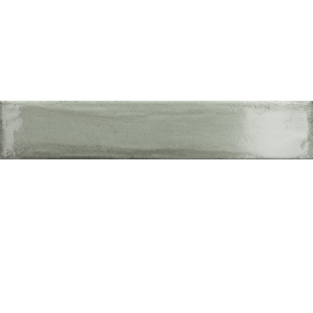 THEO DI Tile Fragment Brick Verde Acqua Gloss 75x400mm