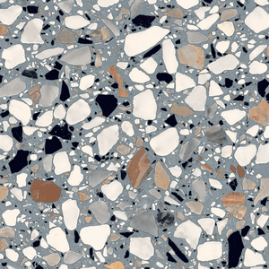 THEO DI Tile Fragment Macro Azzurro Matt 200x200mm