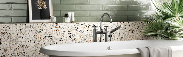 THEO DI Tile Fragment Macro Bianco Matt 200x200mm