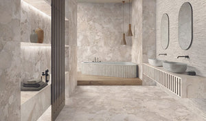THEO DI Tile Materastone White Natural 600x1200mm