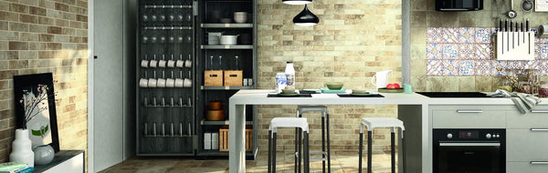 THEO DI Tile Materia Brick Chiaro Matt 60x250mm