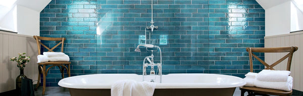 THEO DI Tile Oxida Blue Gloss 75x300mm