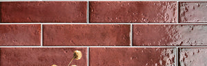 THEO DI Tile Oxida Red Gloss 75x300mm
