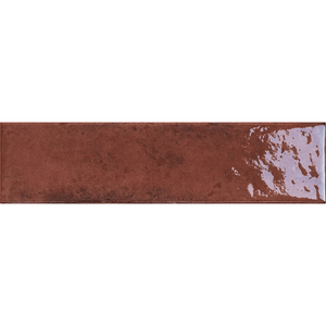 THEO DI Tile Oxida Red Gloss 75x300mm