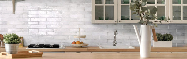 THEO DI Tile Oxida White Gloss 75x300mm