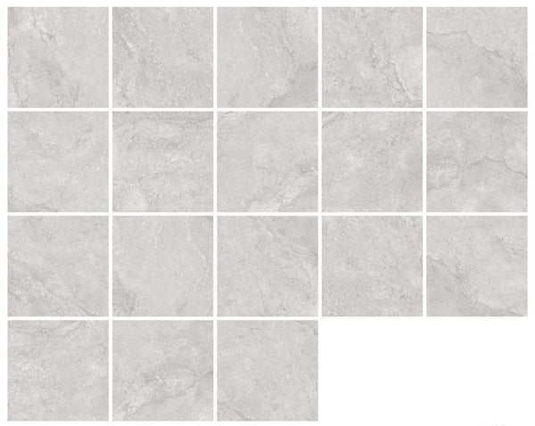 THEO DI Tile Tuscany Silver Honed 600x600mm
