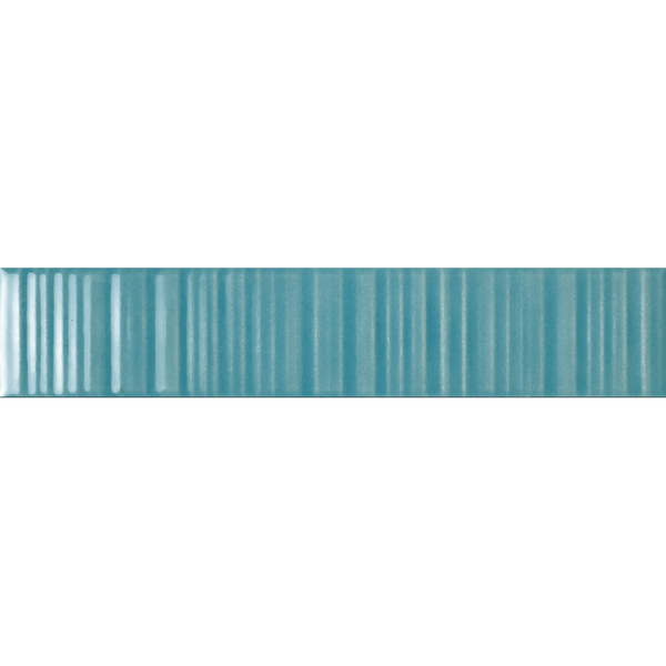 THEO DI Tile Vibrant Aqua Struct Glaze 45x230mm
