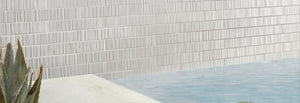 THEO DI Tile Vibrant Grey Struct Glaze 45x230mm