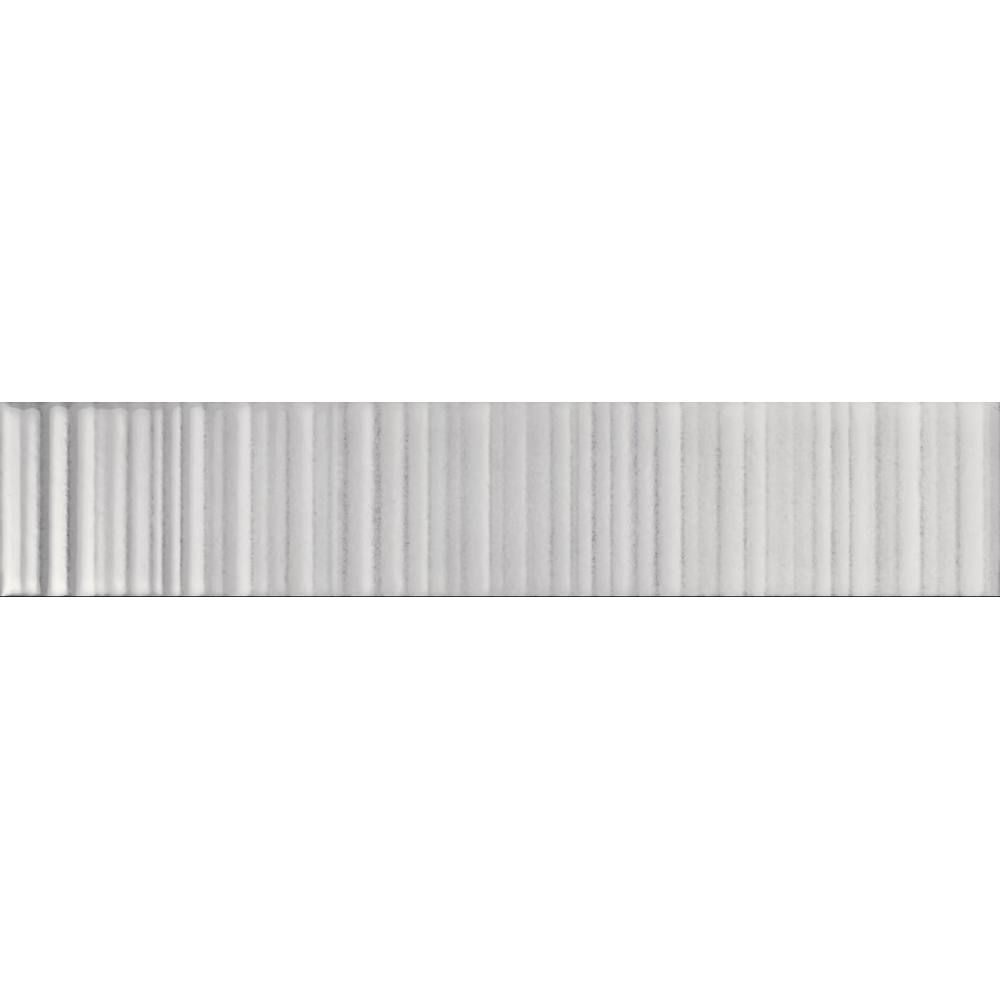 THEO DI Tile Vibrant Grey Struct Glaze 45x230mm