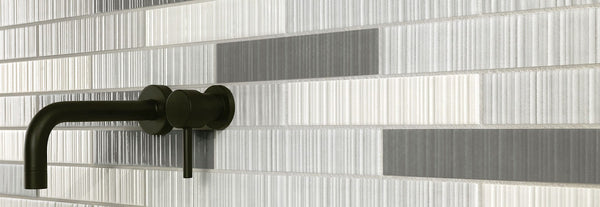 THEO DI Tile Vibrant Pewter Struct Glaze 45x230mm