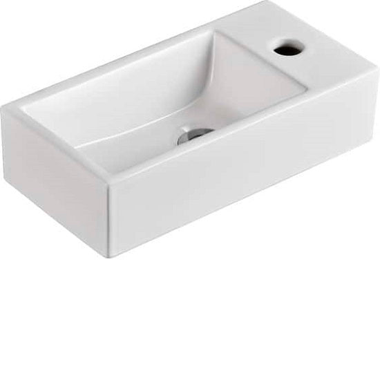 WB 4020W MINI Wall Hung Ceramic Basin
