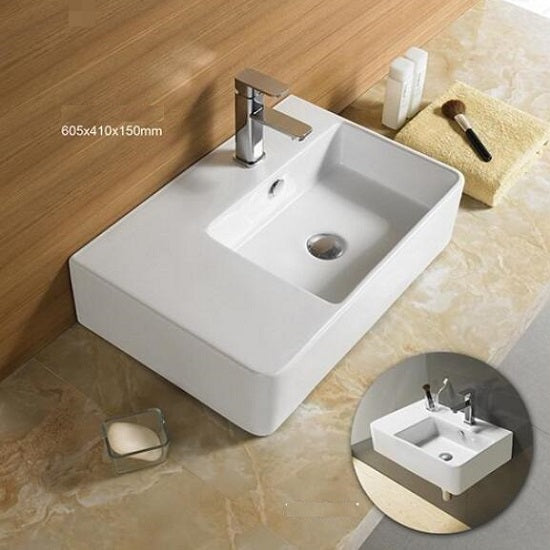 WB 6141W URBANO Wall Hung Basin