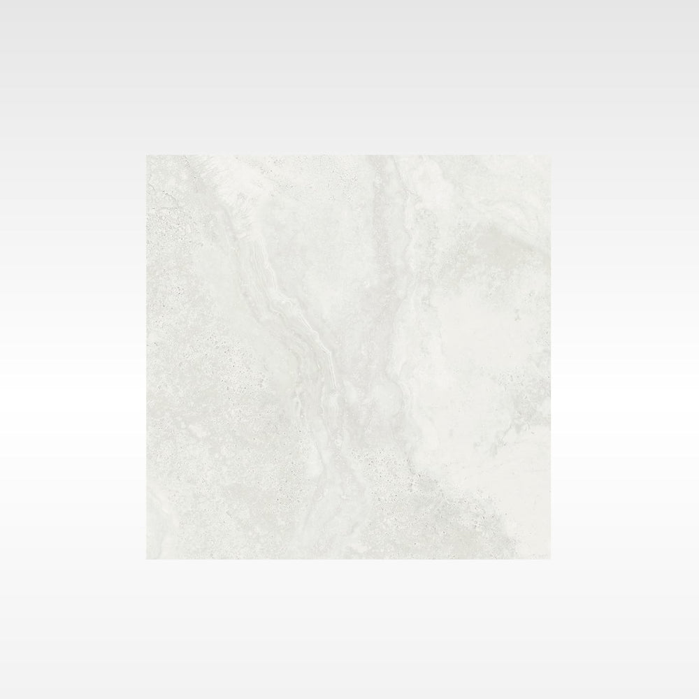 HF Tile Travertine White Lappato Tile 600x600mm