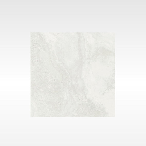 HF Tile Travertine White Lappato Tile 600x600mm