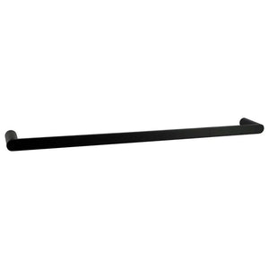 TSI Bathroom Accessories AR51.02 Esperia Matte Black Single Towel Rail 600mm