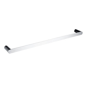 TSI Bathroom Accessories AR51.03 Esperia Matte Black & Chrome Single Towel Rail 600mm