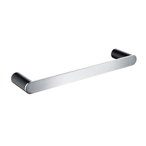 TSI Bathroom Accessories AR53.03 Esperia Matte Black & Chrome Towel Ring 300mm