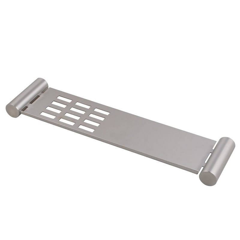 TSI Bathroom Accessories AR612.05 Esperia Brushed Nickel Towel Shelf Bar