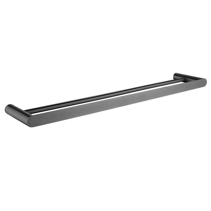 TSI Bathroom Accessories AR52.06 Esperia Gun Metal Grey Double Towel Rail 600mm
