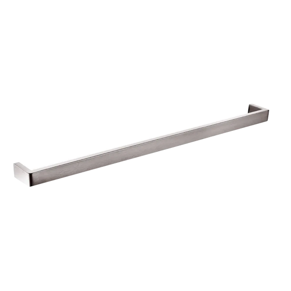 TSI Bathroom Accessories BU7001.8.TR IVANO SERIES SQUARE BRUSHED NICKEL SINGLE TOWEL RAIL 800MM