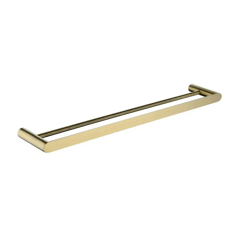 TSI Bathroom Accessories BUYG6502.TR RUSHY BRUSHED BRASS DOUBLE TOWEL RAIL 600MM