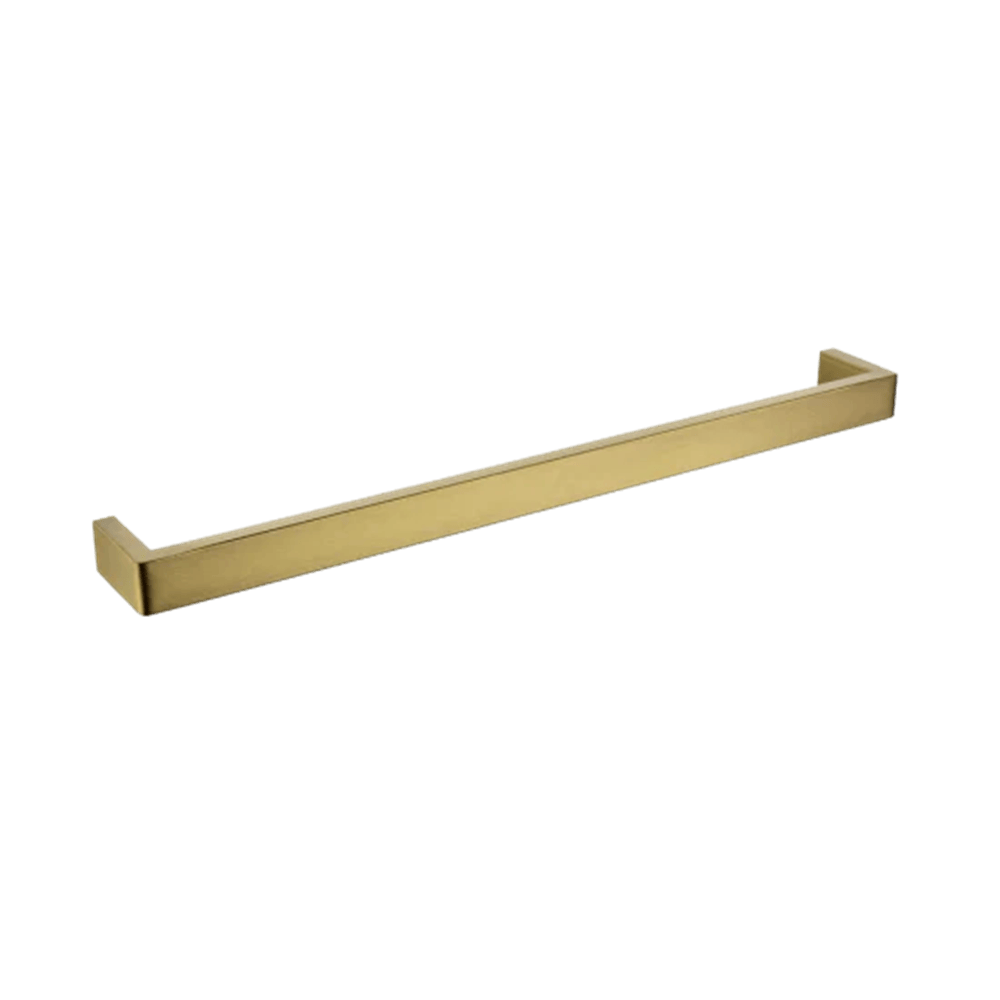 TSI Bathroom Accessories BUYG7001.TR IVANO SERIES SQUARE BRUSHED YELLOW GOLD SINGLE TOWEL RAIL 600MM