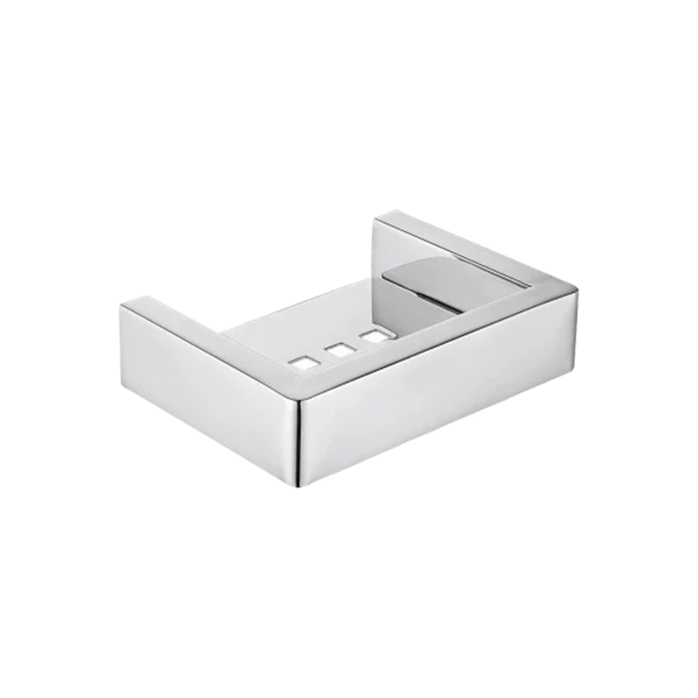 TSI Bathroom Accessories CH7006.TR IVANO SERIES SQUARE CHROME SOAP DISH HOLDER