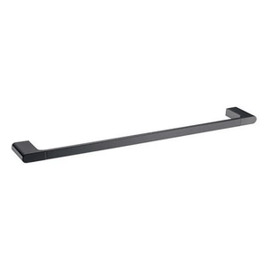 TSI Bathroom Accessories GM8001.8.TR VOG SERIES GUN METAL GREY SINGLE TOWEL RAIL 800MM