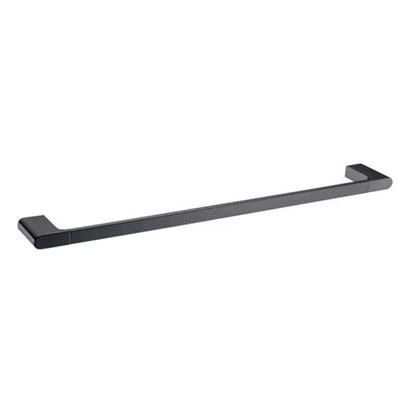 TSI Bathroom Accessories GM8001.8.TR VOG SERIES GUN METAL GREY SINGLE TOWEL RAIL 800MM
