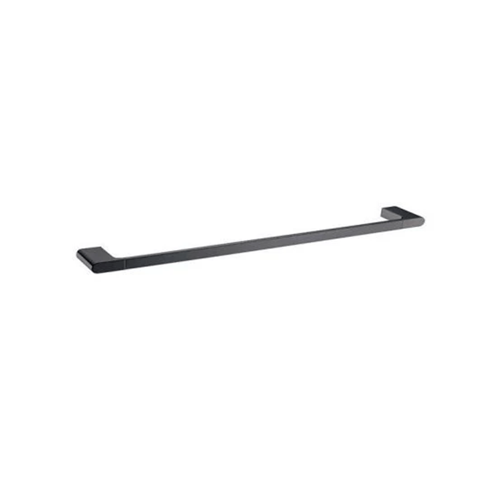 TSI Bathroom Accessories GM8001.TR VOG SERIES GUN METAL GREY SINGLE TOWEL RAIL 600MM