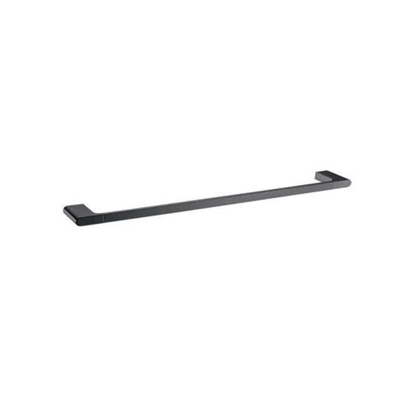 TSI Bathroom Accessories GM8001.TR VOG SERIES GUN METAL GREY SINGLE TOWEL RAIL 600MM