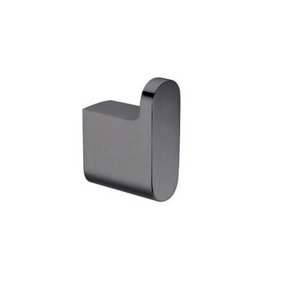 TSI Bathroom Accessories GM8007.TR VOG SERIES GUN METAL GREY ROUND ROBE HOOK