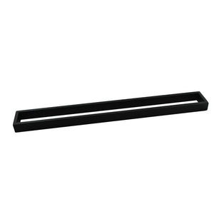TSI Bathroom Accessories IVANO Series Black Single Towel Rail 600mm OX6401.TR