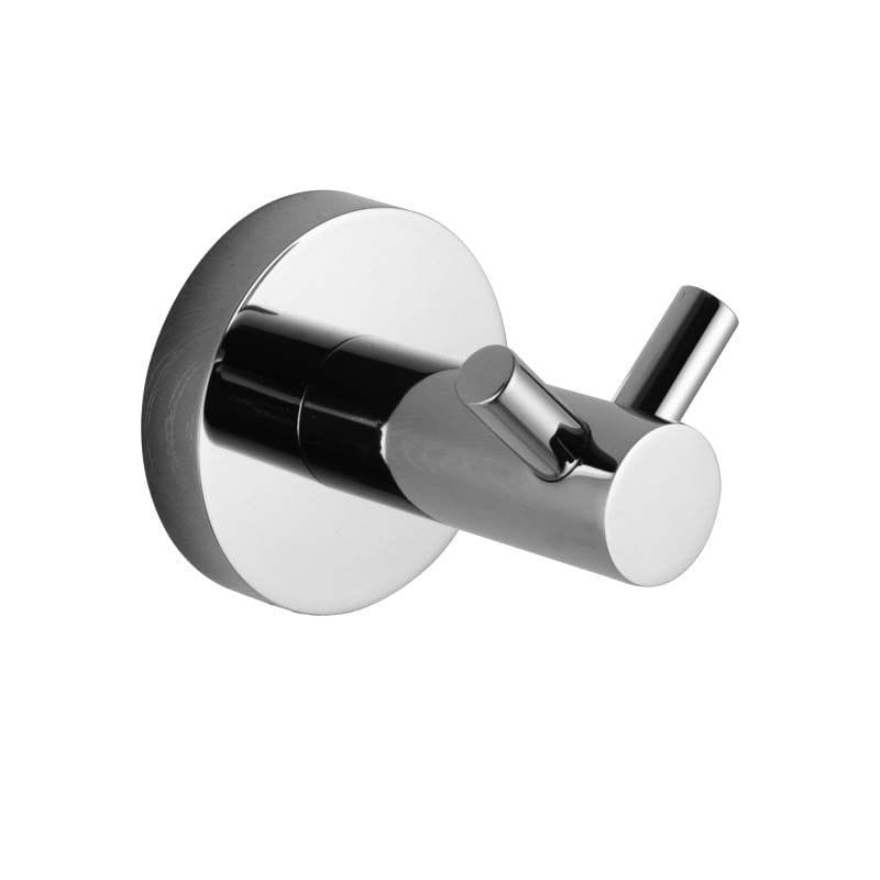 TSI Bathroom Accessories LUCID PIN Series Round Chrome Double Wall Hook CH6607.TR