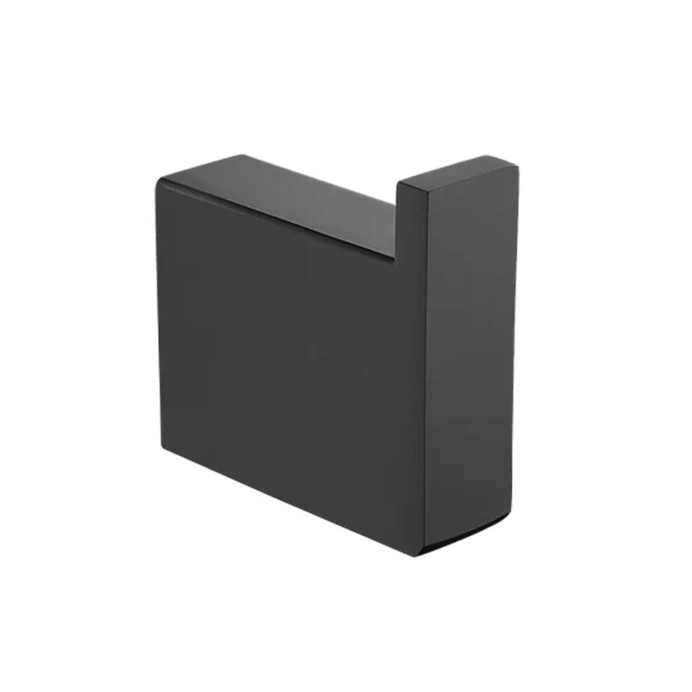 TSI Bathroom Accessories OX7007.TR IVANO SERIES SQUARE BLACK ROBE HOOK