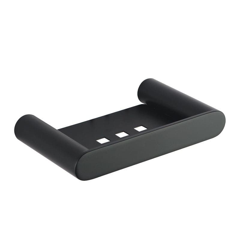 TSI Bathroom Accessories RUSHY Series Black Soap Dish Holder OX6506.TR