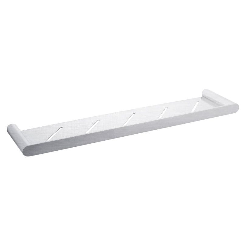 TSI Bathroom Accessories RUSHY Series Brushed Nickel Round Stainless Steel Shelf BU6514.TR