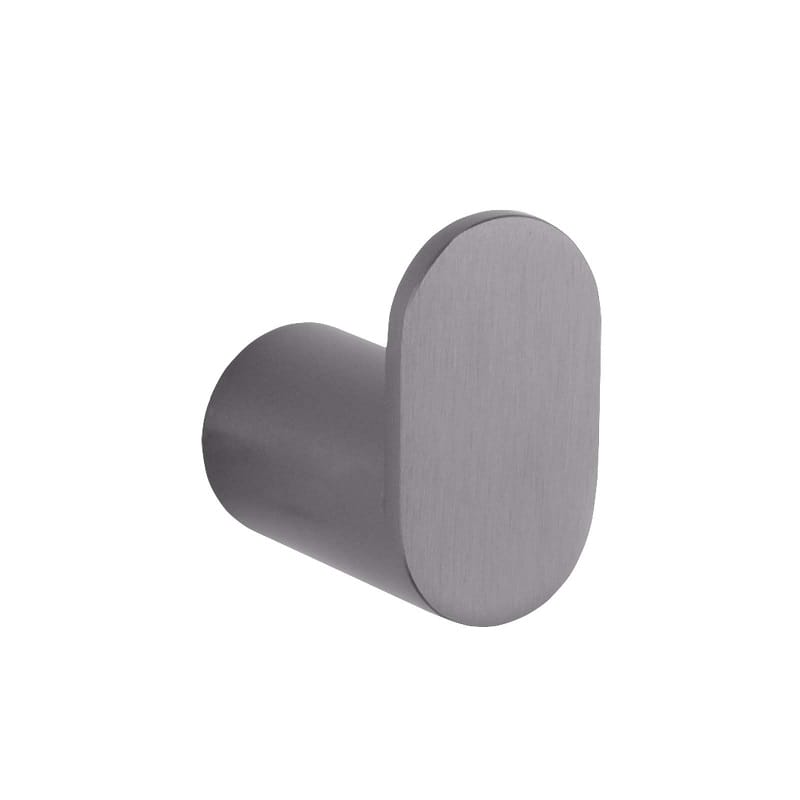 TSI Bathroom Accessories RUSHY Series Gun Metal Grey Round Robe Hook GM6507.TR