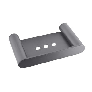 TSI Bathroom Accessories RUSHY Series Gun Metal Grey Soap Dish Holder GM6506.TR