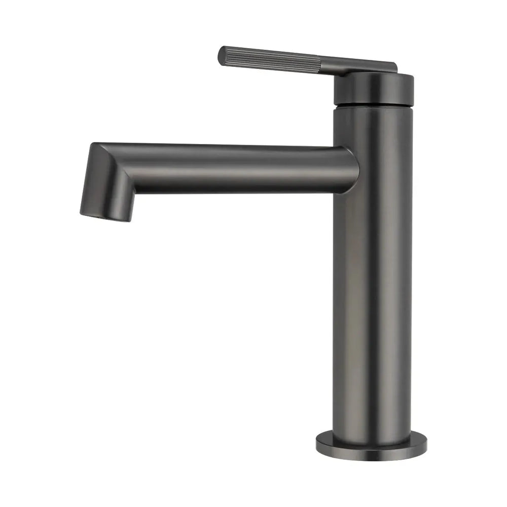TSI BUGM0240.BM CADDENCE SERIES BRUSHED GUN METAL GREY BASIN MIXER