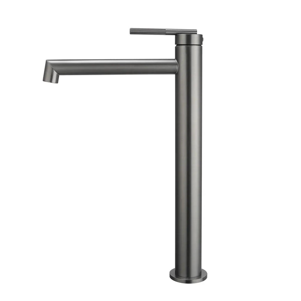 TSI BUGM0241.BM CADDENCE SERIES BRUSHED GUN METAL GREY TALL BASIN MIXER
