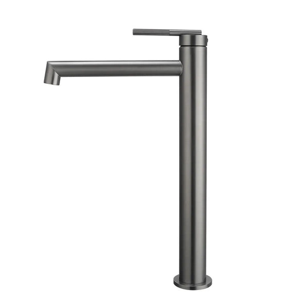 TSI BUGM0241.BM CADDENCE SERIES BRUSHED GUN METAL GREY TALL BASIN MIXER