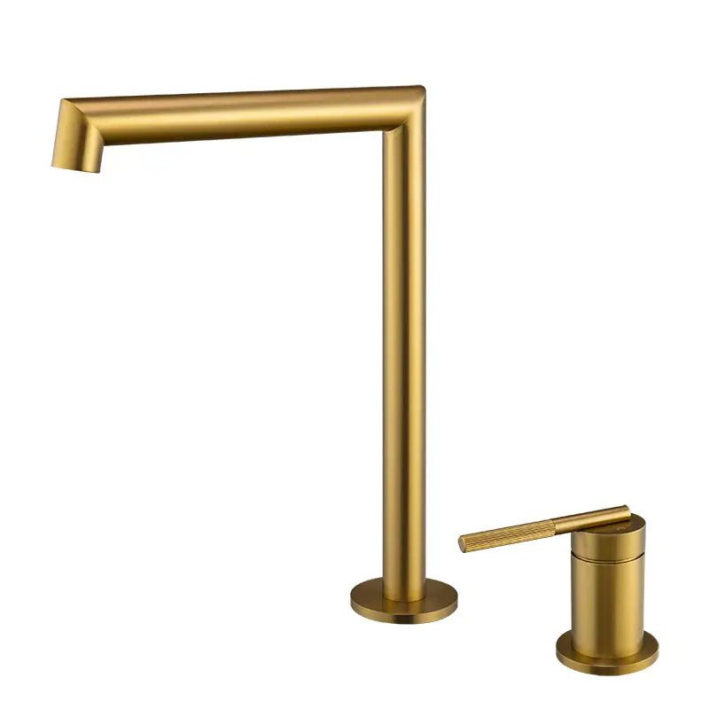 TSI BUYG0242.BM CADDENCE BRUSHED BRASS BASIN MIXER